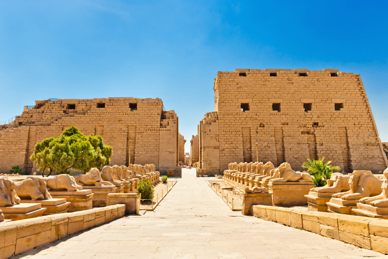 Asuán: Excursión de un día a Luxor con globo aerostático al amanecer y feluca