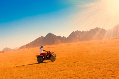 Sharm El Sheikh: Safari por el desierto en quad y viaje en paracaídas