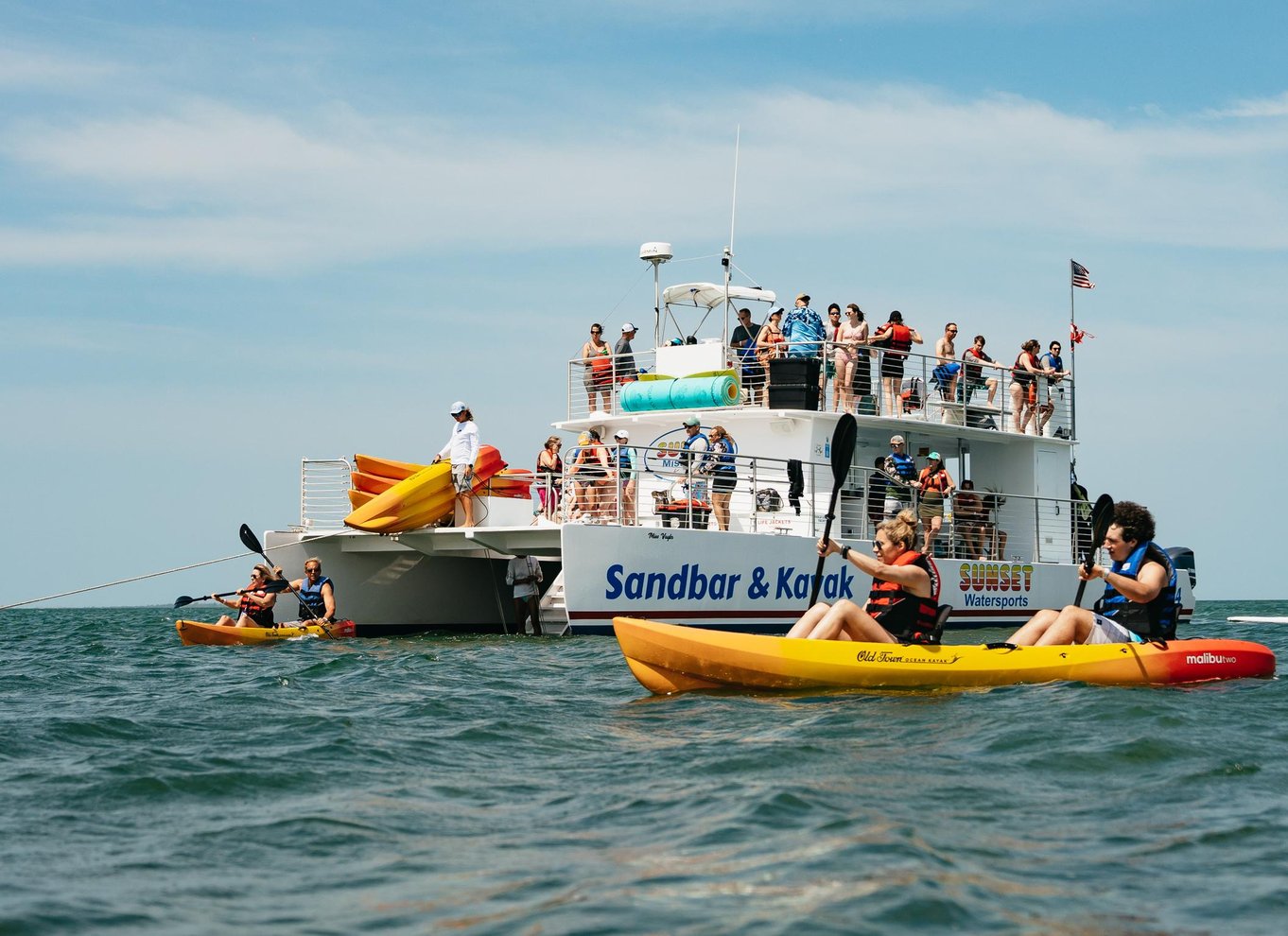 Key West: Sandbar-udflugt og kajaktur med frokost og drinks