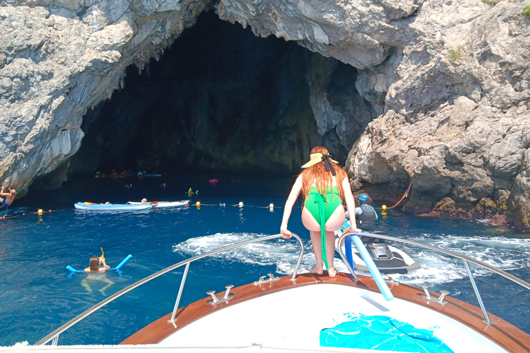 Amalfi Coast and Capri Island Private Boat Tour From Positano: Amalfi Coast and Capri Private Boat Tour
