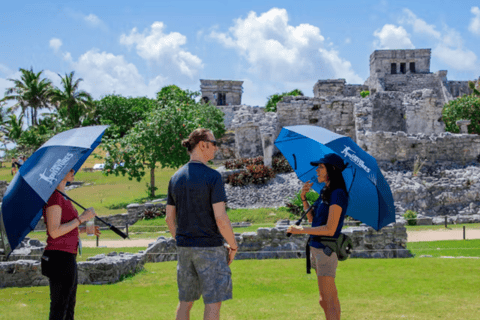 Tulum: Begeleide Maya-ruïnes Tour met vervoer en Caribisch uitzicht