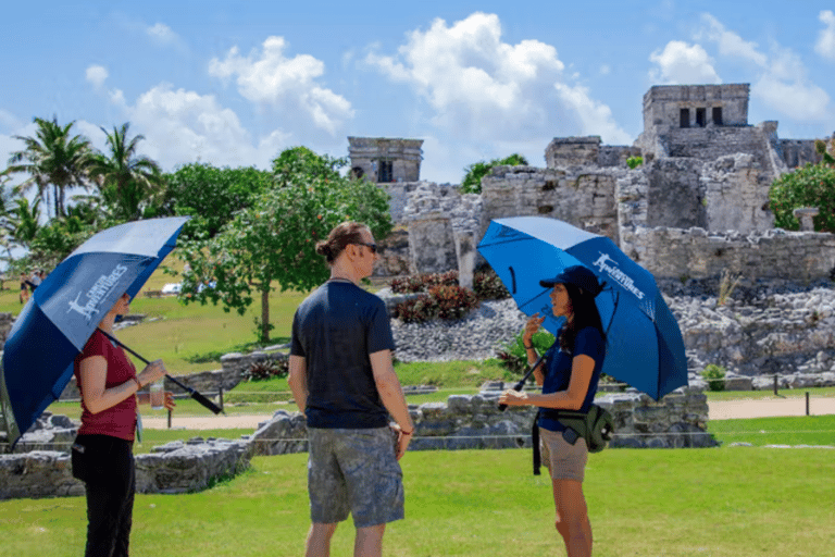 Tulum: Begeleide Maya-ruïnes Tour met vervoer en Caribisch uitzicht