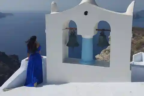 Santorin : Visite privée d'une journée au coucher du soleil avec dîner