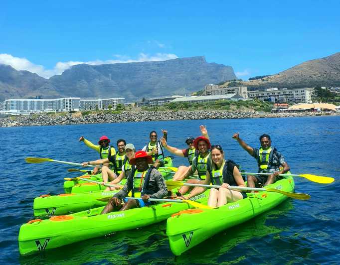 Cape Town: Sea Kayaking Guided Adventure from V&A Waterfront | GetYourGuide
