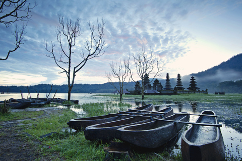 Bali: Munduk Waterfalls Trek, Twin Lakes and Temple TourTour with Transfer from Munduk Area