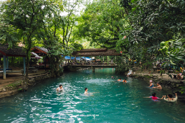 Vang Vieng: Namxay Viewpoint, Blue Lagoon 1 & Phoukham Cave