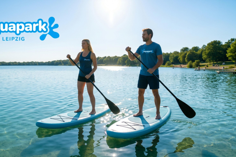 Kulkwitzer See Leipzig: Stand-Up Paddleboard Experience & Board Rental at the Aquapark Kulkwitzer See, Leipzig: 1-Hour SUP Experience & Board Rental at the Aquapark