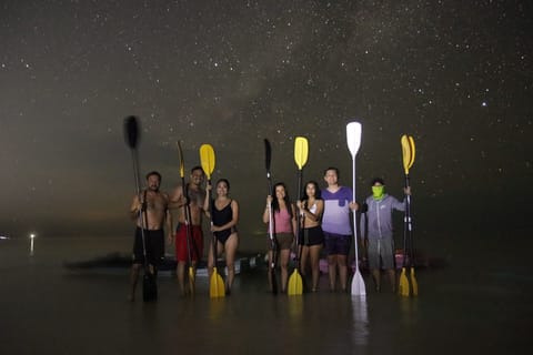 Holbox: Excursión en Kayak por las Estrellas y la Vida Marina Bioluminiscente