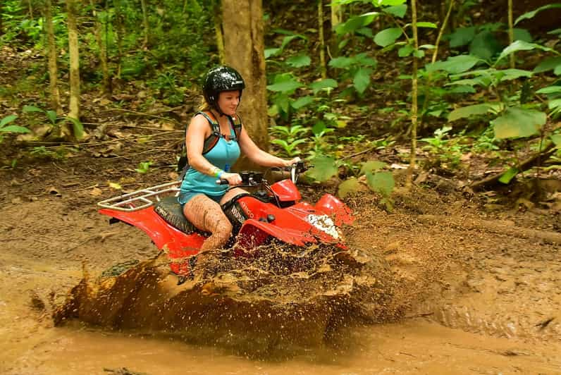 From San Jose: Zipline and ATV Full-Day Tour with Lunch