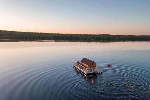Rovaniemi: saunaboot schilderachtige riviercruise