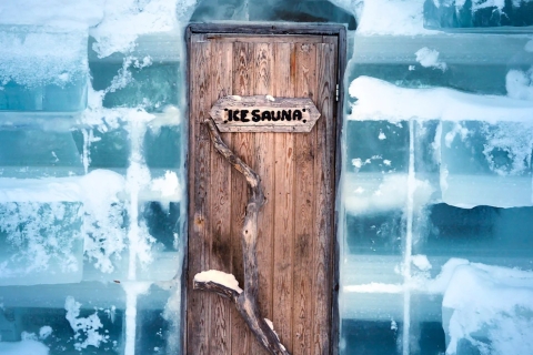 Rovaniemi: Wycieczka na zorzę polarną z arktyczną sauną i jacuzzi