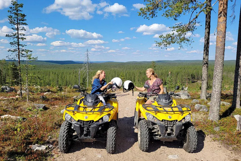 Rovaniemi: soleil de minuit, balade en VTT pendant l'heure d'orRovaniemi: Le soleil de minuit, promenade en VTT pendant l'heure d'or