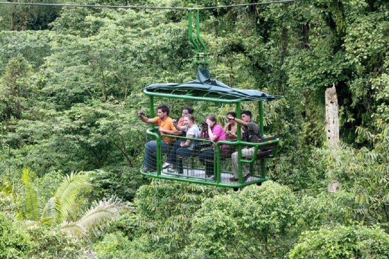 Desde San José: aventura 6 en 1 de puentes y cables en la selva tropical
