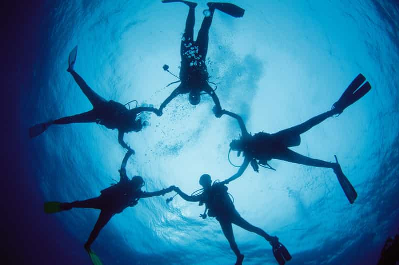 Desde Dahab: viaje de día de buceo en el cañón y el agujero azul