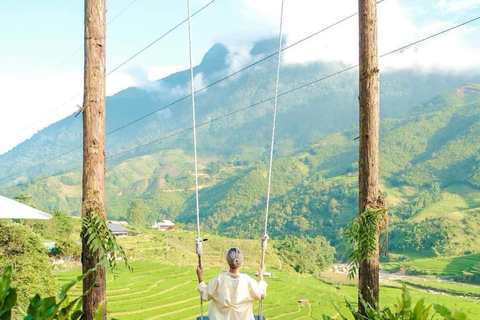 Hanói: 3 dias de trekking em Sapa Cat Cat, Lao Chai, pontes de vidro