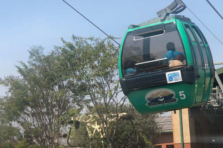 Desde Johannesburgo: safari a caballo y recorrido en teleférico