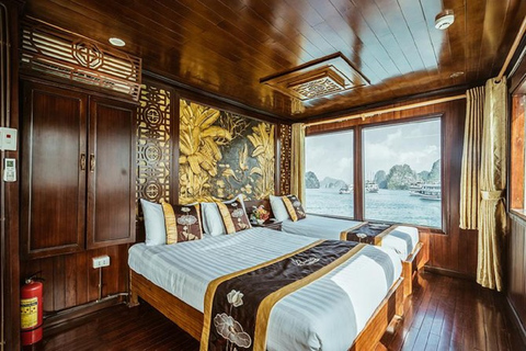 Vanuit Hanoi: cruise van 3 dagen en 2 nachten Verblijf in Bai Tu Long BayStandaard Optie