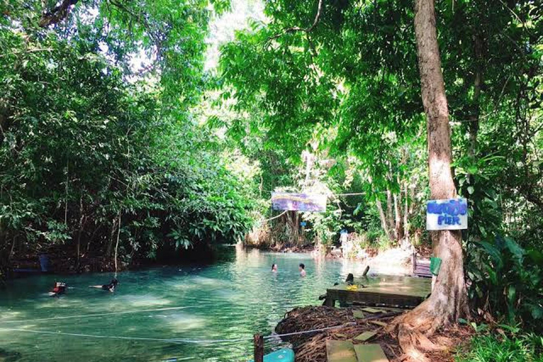 Krabi: ATV Ride, Kayak, crystal clear Tour with Pickup Atv 1 our with kayaking shill out