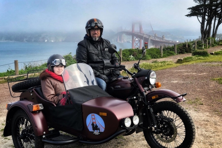 San Francisco : visite de la ville au coucher du soleil en side-car vintage