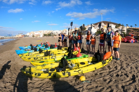 Tenerife : Kayak and snorkel in dolphin and turtle area Guided tour