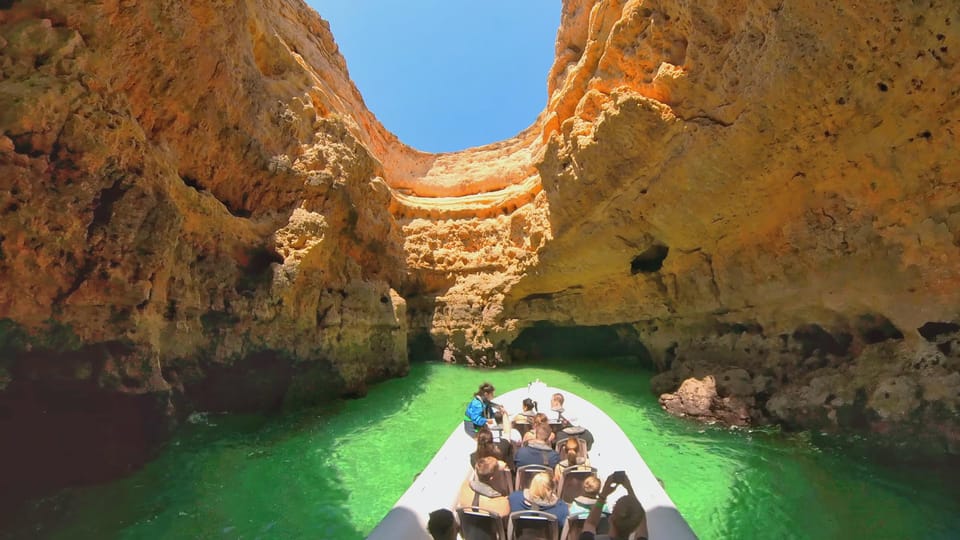 Albufeira, Benagil Cave and Dolphin Sightseeing Boat Cruise - Housity