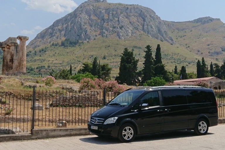 Au départ d'Athènes : Excursion d'une journée dans l'ancienne Corinthe avec transfert privéVisite avec accompagnateur
