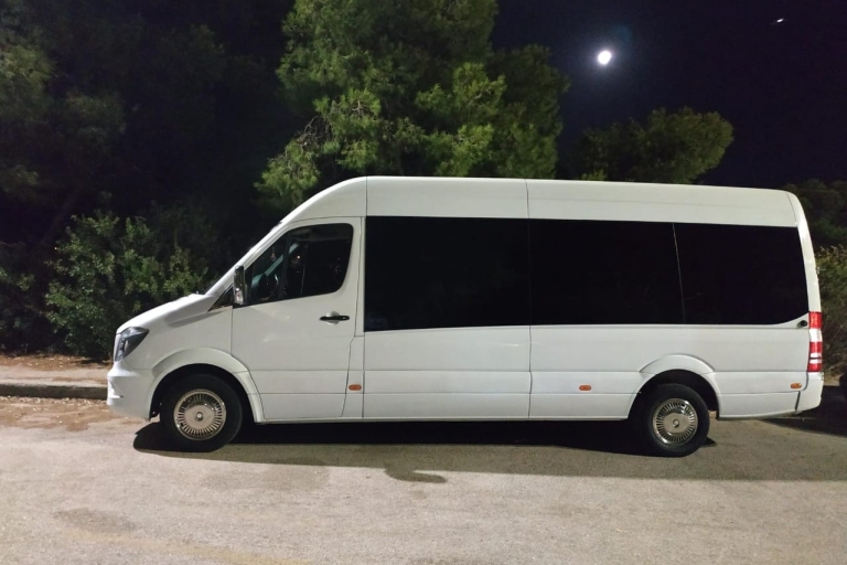Van Athene: vervoer en optionele rondleiding door SounionTour zonder gids