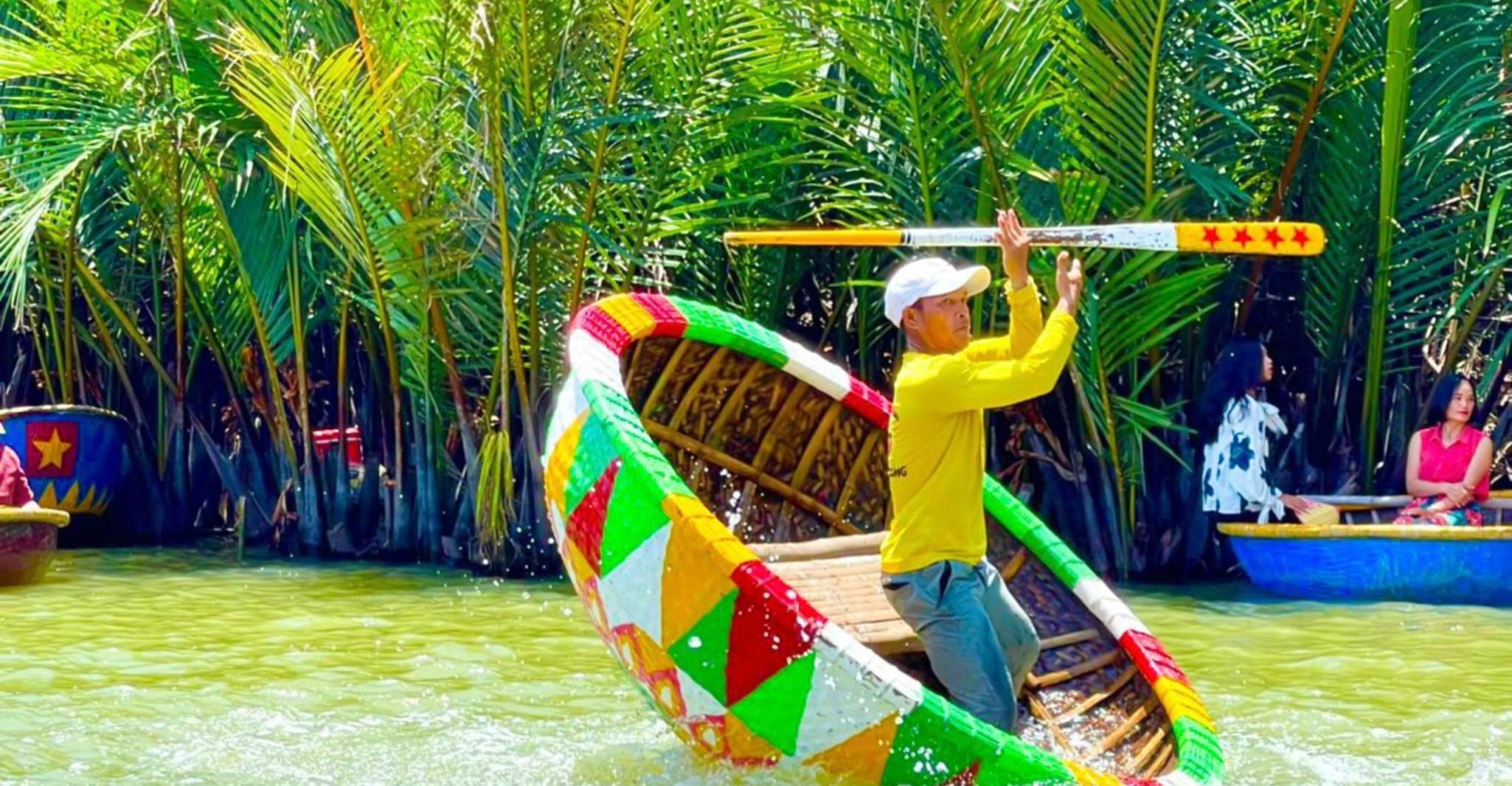 Ba Tran, Hoi An Basket Boat Ride in Water Coconut Forest - Housity