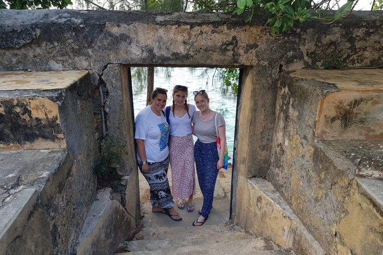 Au départ de Zanzibar : Visite à pied de l'île de Prison avec transfert en bateau