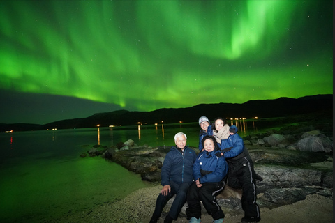 Tromsö: Norrskenstur med gratis professionellt porträttTromsø: Norrskenstur med gratis professionellt porträtt