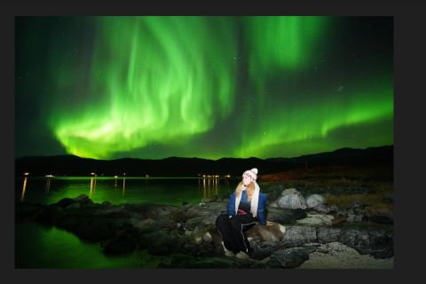Tromsø: Northern Lights Tour with Free Professional Photos