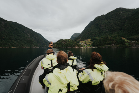 Øystese: safari Hardangerfjord RIB do oddziału FyksesundWycieczka łodzią RIB