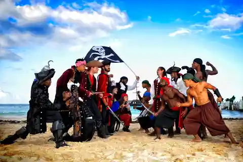 Caribbean Pirates Show and Snorkeling with transportation