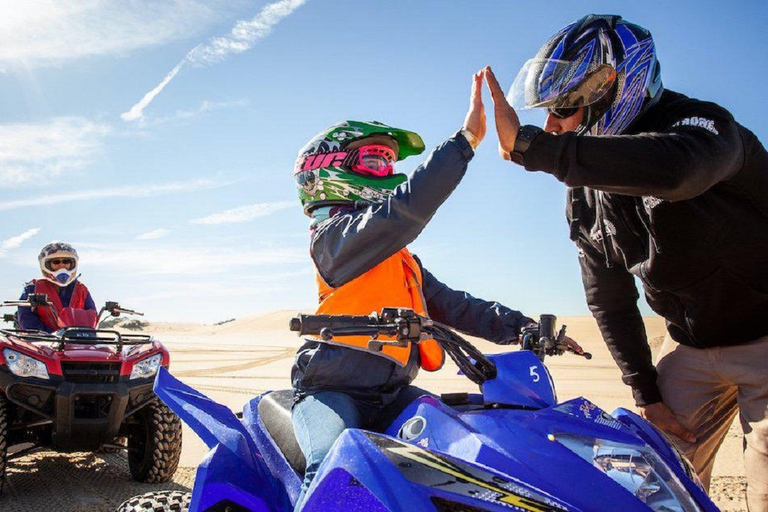 Agadir : safari en quad et balade en chameauRandonnée en quad et à dos de chameau sur la plage de Desert Banana