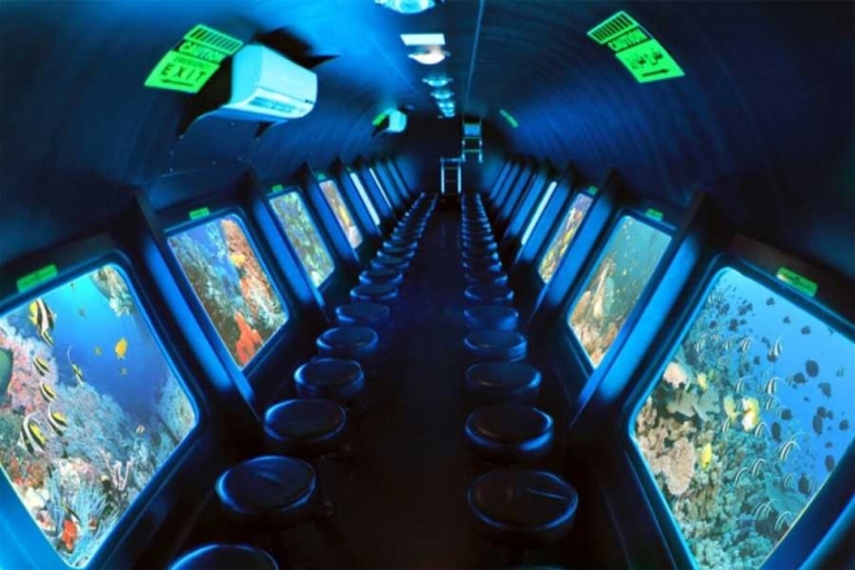 Hurghada: Scenic Submarine Tour with Snorkeling and Transfer