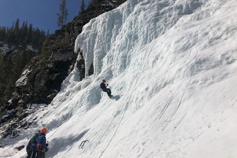 Banff: Introdução à escalada no gelo para iniciantesBanff: introdução à escalada no gelo para iniciantes