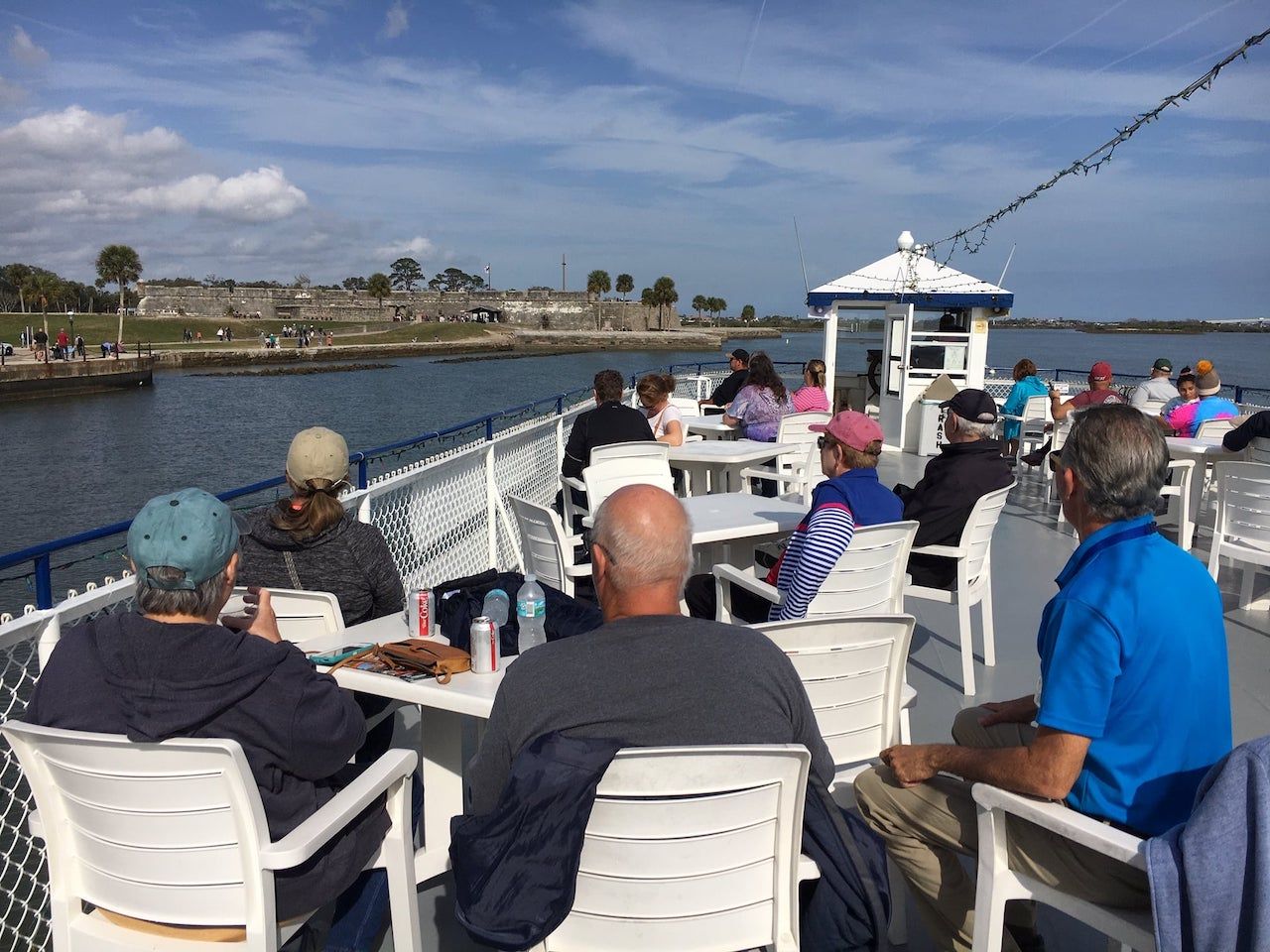 St. Augustine: Bootstour und elektrische Golf Cart Tour