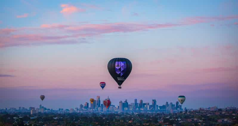 Melbourne: Heißluftballon-Erlebnis bei Sonnenaufgang