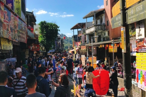 Z Tajpej: Wycieczka grupowa do Yehliu, Jiufen i PingxiPrywatna wycieczka z transferem