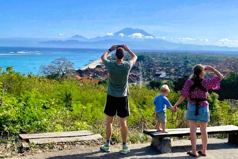 Au départ de Bali : Plongée avec masque et tuba pour les raies Manta et visite de Nusa Lembongan