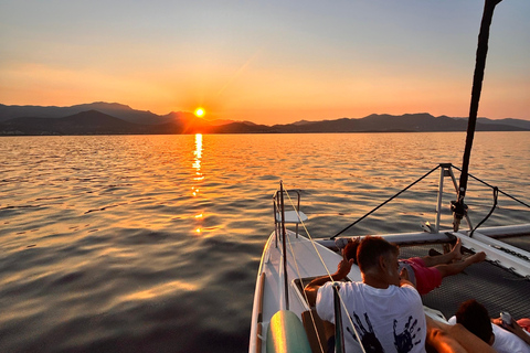 Agios Nikolaos: Sailing Trip Catamaran Lunch and Water Toys Catamaran Private Half Day Sailing Trip