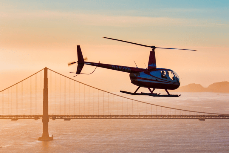 From Sausalito: San Francisco and Alcatraz Helicopter Tour With Meeting Point