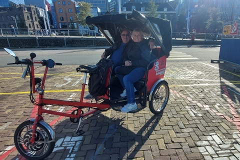 Ámsterdam: recorrido privado por lo más destacado de la ciudad en rickshawTour por la ciudad de 1 hora