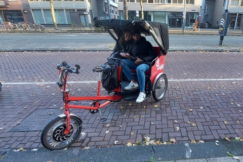 Amsterdam: visite des points forts de la ville privée en pousse-pousseVisite de la ville de 2 heures
