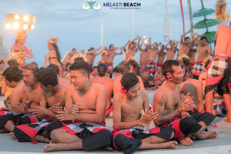 Bali: bilety na pokaz taneczny Kecak w Melasti Beach