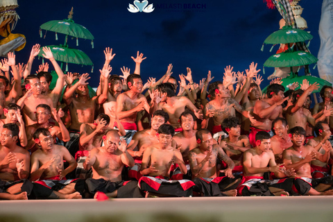 Bali: bilety na pokaz taneczny Kecak w Melasti Beach