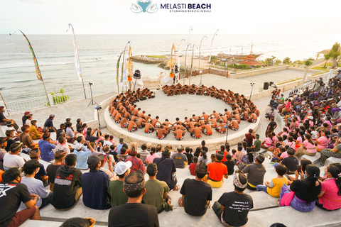 Bali: bilety na pokaz taneczny Kecak w Melasti Beach