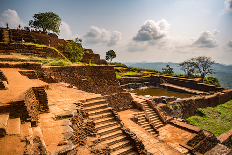 Sigiriya and Pidurangala Rock From Colombo