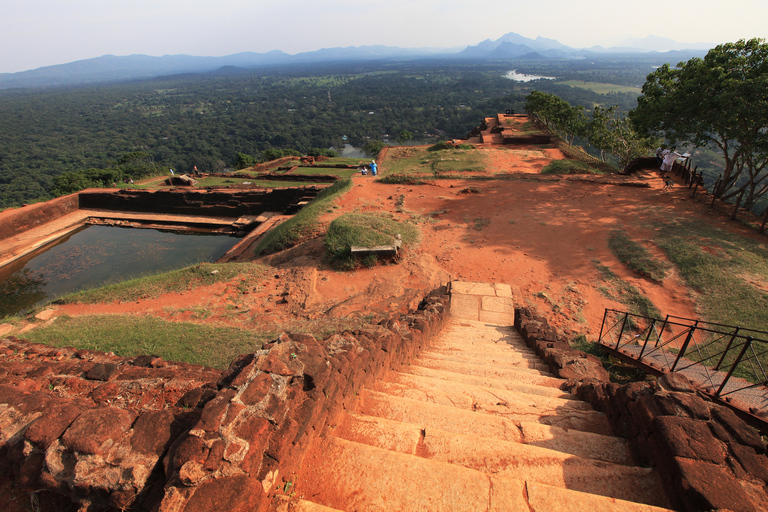 Sigiriya and Pidurangala Rock From Colombo