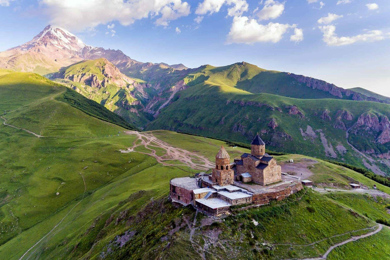From Tbilisi: Kazbegi & Gudauri Group Guided Day Trip Kazbegi & Gudauri Group Guided Day Trip